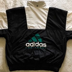 ADIDAS PUFFY WINDBREAKER JACKET VINTAGE STREETWEAR